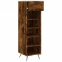 Smoked oak engineered wood shoe rack 30x35x105 cm by vidaXL, Closets and storage - Ref: Foro24-829649, Price: 45,81 €, Discou...