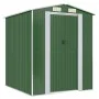 Gartenhaus aus verzinktem Stahl grün 192x191x223 cm von vidaXL, Schuppen - Ref: Foro24-3147427, Preis: 297,72 €, Rabatt: %