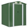 Gartenhaus aus verzinktem Stahl grün 192x191x223 cm von vidaXL, Schuppen - Ref: Foro24-3147427, Preis: 308,53 €, Rabatt: %
