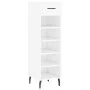 Glossy white plywood shoe cabinet 30x35x105 cm by vidaXL, Closets and storage - Ref: Foro24-829694, Price: 49,74 €, Discount: %