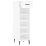 Glossy white plywood shoe cabinet 30x35x105 cm by vidaXL, Closets and storage - Ref: Foro24-829694, Price: 49,74 €, Discount: %