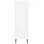 Glossy white plywood shoe cabinet 30x35x105 cm by vidaXL, Closets and storage - Ref: Foro24-829694, Price: 49,74 €, Discount: %