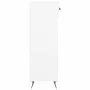 Mueble zapatero madera contrachapada blanco brillo 30x35x105 cm de vidaXL, Armarios y almacenamiento - Ref: Foro24-829646, Pr...