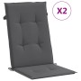 Reclining garden chairs and 2 solid teak wood cushions by vidaXL, Garden chairs - Ref: Foro24-3196433, Price: 351,23 €, Disco...