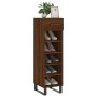 Brown oak engineered wood shoe rack 30x35x105 cm by vidaXL, Closets and storage - Ref: Foro24-829707, Price: 48,97 €, Discoun...