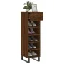 Brown oak engineered wood shoe rack 30x35x105 cm by vidaXL, Closets and storage - Ref: Foro24-829707, Price: 48,50 €, Discoun...