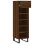 Brown oak engineered wood shoe rack 30x35x105 cm by vidaXL, Closets and storage - Ref: Foro24-829707, Price: 48,97 €, Discoun...