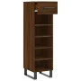 Brown oak engineered wood shoe rack 30x35x105 cm by vidaXL, Closets and storage - Ref: Foro24-829707, Price: 48,50 €, Discoun...