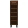 Brown oak engineered wood shoe rack 30x35x105 cm by vidaXL, Closets and storage - Ref: Foro24-829707, Price: 48,50 €, Discoun...