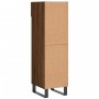 Brown oak engineered wood shoe rack 30x35x105 cm by vidaXL, Closets and storage - Ref: Foro24-829707, Price: 48,97 €, Discoun...