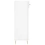 Shoe cabinet made of white glossy plywood, 60x35x105 cm by vidaXL, Closets and storage - Ref: Foro24-829598, Price: 60,86 €, ...