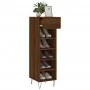 Zapatero madera de ingeniería roble marrón 30x35x105 cm de vidaXL, Armarios y almacenamiento - Ref: Foro24-829675, Precio: 55...