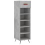 Zapatero Holzwerkstoff Beton grau 30x35x105 cm von vidaXL, Schränke und Lagerung - Ref: Foro24-829648, Preis: 41,19 €, Rabatt: %