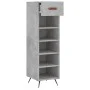 Engineered wood shoe rack in gray concrete, 30x35x105 cm. by vidaXL, Closets and storage - Ref: Foro24-829648, Price: 40,81 €...