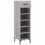 Sonoma gray engineered wood shoe rack 30x35x105 cm by vidaXL, Closets and storage - Ref: Foro24-829682, Price: 43,79 €, Disco...