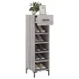 Sonoma gray engineered wood shoe rack 30x35x105 cm by vidaXL, Closets and storage - Ref: Foro24-829682, Price: 43,79 €, Disco...