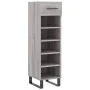 Engineered wood gray Sonoma shoerack 30x35x105 cm by vidaXL, Closets and storage - Ref: Foro24-829706, Price: 46,43 €, Discou...
