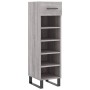 Sonoma graues Holzwerkstoff Zapatero 30x35x105 cm von vidaXL, Schränke und Lagerung - Ref: Foro24-829706, Preis: 46,83 €, Rab...