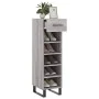 Engineered wood gray Sonoma shoerack 30x35x105 cm by vidaXL, Closets and storage - Ref: Foro24-829706, Price: 46,43 €, Discou...