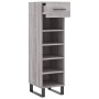 Engineered wood gray Sonoma shoerack 30x35x105 cm by vidaXL, Closets and storage - Ref: Foro24-829706, Price: 46,83 €, Discou...