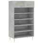 Concrete gray engineered wood shoe rack 60x35x105 cm by vidaXL, Closets and storage - Ref: Foro24-829600, Price: 56,87 €, Dis...