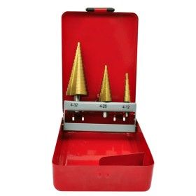 Hss Step Drill Set 3-Piece Conical Step Drill Bit by vidaXL, Drill bits and screwdriver heads - Ref: Foro24-140169, Price: 22...
