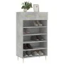 Concrete gray engineered wood shoe rack 60x35x105 cm by vidaXL, Closets and storage - Ref: Foro24-829600, Price: 56,87 €, Dis...