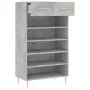 Concrete gray engineered wood shoe rack 60x35x105 cm by vidaXL, Closets and storage - Ref: Foro24-829600, Price: 56,87 €, Dis...