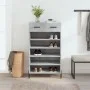 Concrete gray engineered wood shoe rack 60x35x105 cm by vidaXL, Closets and storage - Ref: Foro24-829624, Price: 58,58 €, Dis...
