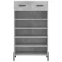 Concrete gray engineered wood shoe rack 60x35x105 cm by vidaXL, Closets and storage - Ref: Foro24-829624, Price: 58,58 €, Dis...