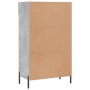 Betongraues Schuhregal aus Holzwerkstoff, 60 x 35 x 105 cm von vidaXL, Schränke und Lagerung - Ref: Foro24-829624, Preis: 59,...