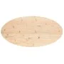 Ovale Tischplatte aus massivem Kiefernholz 100x50x2,5 cm von vidaXL, Tischplatten - Ref: Foro24-824330, Preis: 56,82 €, Rabat...