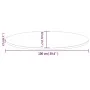 Tablero de mesa ovalado madera maciza de pino 100x50x2,5 cm de vidaXL, Tableros para mesas - Ref: Foro24-824330, Precio: 56,8...