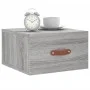 Wand-Nachttische 2 Stück Sonoma graue Farbe 35x35x20 cm von vidaXL, Schließfächer und Lagerschränke - Ref: Foro24-829785, Pre...
