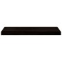 Peldaños de escalera 2 uds madera maciza roble marrón oscuro