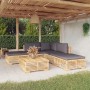 6-piece garden furniture set and solid teak wood cushions by vidaXL, Garden sets - Ref: Foro24-3100854, Price: 958,89 €, Disc...