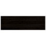 Peldaños de escalera 2 uds madera maciza roble marrón oscuro