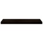 Peldaños de escalera 2 uds madera maciza roble marrón oscuro