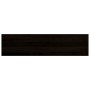 Peldaños de escalera 2 uds madera maciza roble marrón oscuro