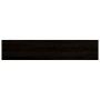 Peldaños de escalera 2 uds madera maciza roble marrón oscuro