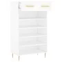 White engineered wood shoe rack 60x35x105 cm by vidaXL, Closets and storage - Ref: Foro24-829596, Price: 74,68 €, Discount: %