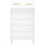 White engineered wood shoe rack 60x35x105 cm by vidaXL, Closets and storage - Ref: Foro24-829596, Price: 74,68 €, Discount: %