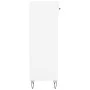 Mueble zapatero madera contrachapada blanco brillo 30x35x105 cm de vidaXL, Armarios y almacenamiento - Ref: Foro24-829670, Pr...
