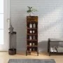 Smoked oak engineered wood shoe rack 30x35x105 cm by vidaXL, Closets and storage - Ref: Foro24-829689, Price: 44,92 €, Discou...
