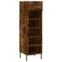 Smoked oak engineered wood shoe rack 30x35x105 cm by vidaXL, Closets and storage - Ref: Foro24-829689, Price: 44,92 €, Discou...