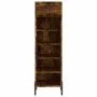 Smoked oak engineered wood shoe rack 30x35x105 cm by vidaXL, Closets and storage - Ref: Foro24-829689, Price: 44,92 €, Discou...