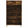 Zapatero Holzwerkstoff Räuchereiche 60x35x105 cm von vidaXL, Schränke und Lagerung - Ref: Foro24-829593, Preis: 72,95 €, Raba...