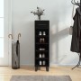 Black engineered wood shoe rack 30x35x105 cm by vidaXL, Closets and storage - Ref: Foro24-829701, Price: 77,94 €, Discount: %