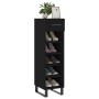 Black engineered wood shoe rack 30x35x105 cm by vidaXL, Closets and storage - Ref: Foro24-829701, Price: 77,94 €, Discount: %