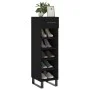 Black engineered wood shoe rack 30x35x105 cm by vidaXL, Closets and storage - Ref: Foro24-829701, Price: 76,77 €, Discount: %